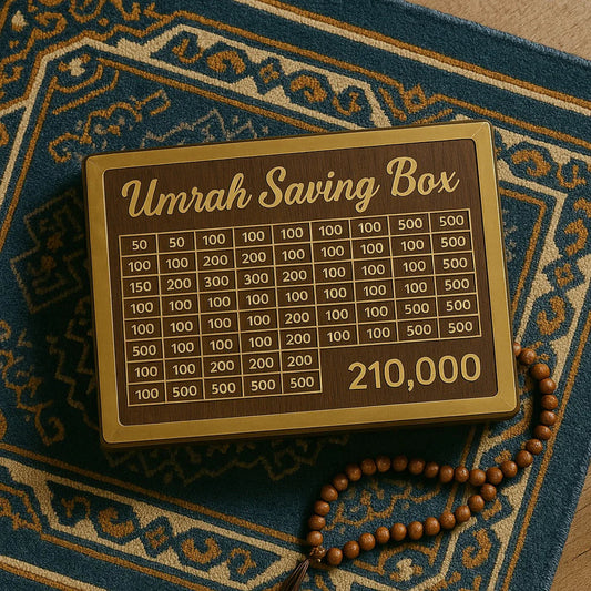 Umrah Saving Box – Your First Step to Makkah