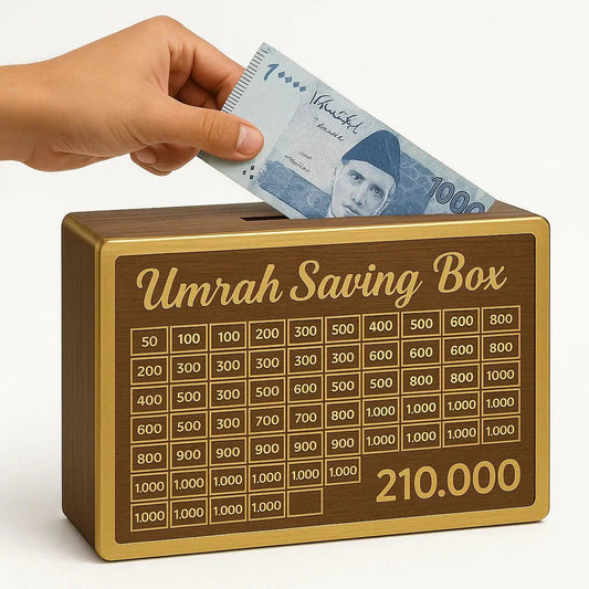 Umrah Saving Box – Your First Step to Makkah